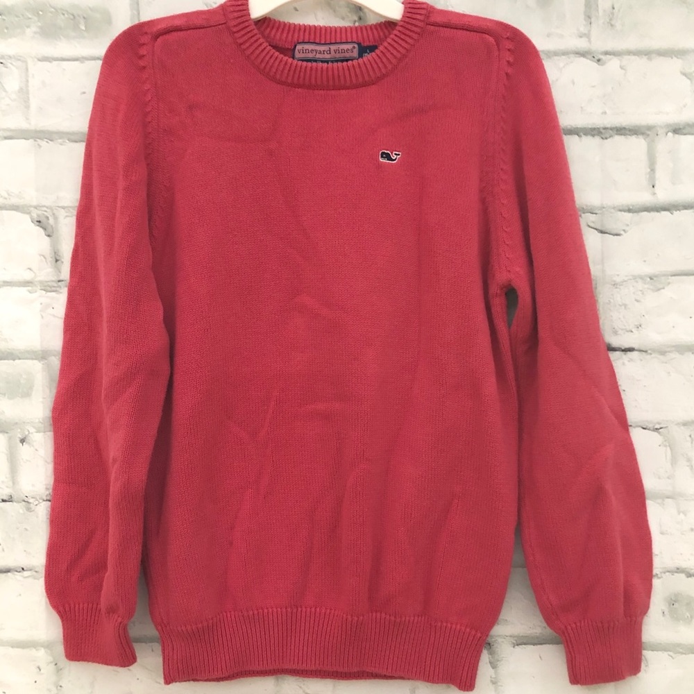 Vineyard Vines Coral Pullover Sweater Large